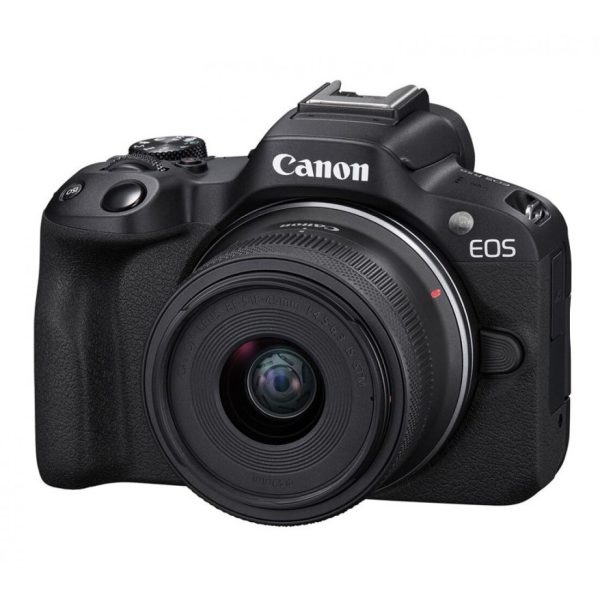 Canon EOS R50 with RF‑S 18‑45mm Kit