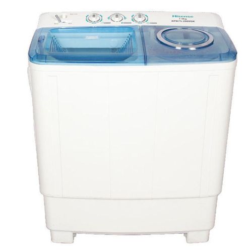 Hisense 7.5KG Twin Tub Washing Machine – Semi Automatic Washer