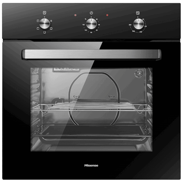 Hisense HBO60201 60cm Built-in Electric Oven – 67L Black Finish