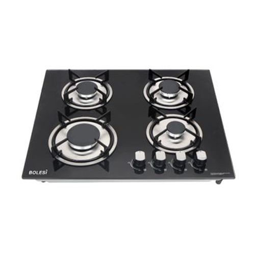 Bolesi HB-46004 Built-In Gas Stove – 4 Burner Modern Kitchen Hob